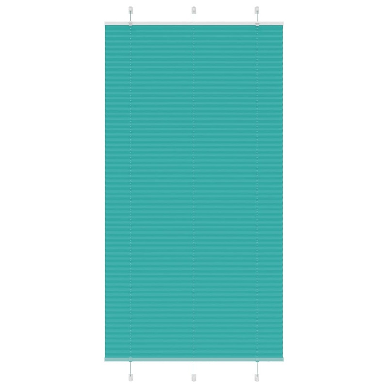 Store pliss vert ptrole 110x200cm largeur du tissu 109,4cm