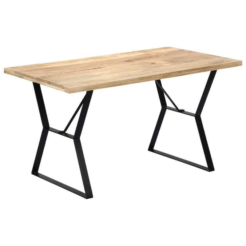 Table  manger 140x80x76 cm Bois de manguier massif