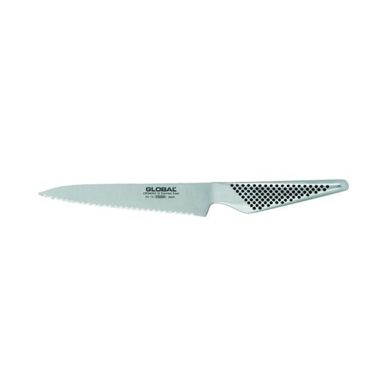 Global Utility Fluted Knife - 15cm