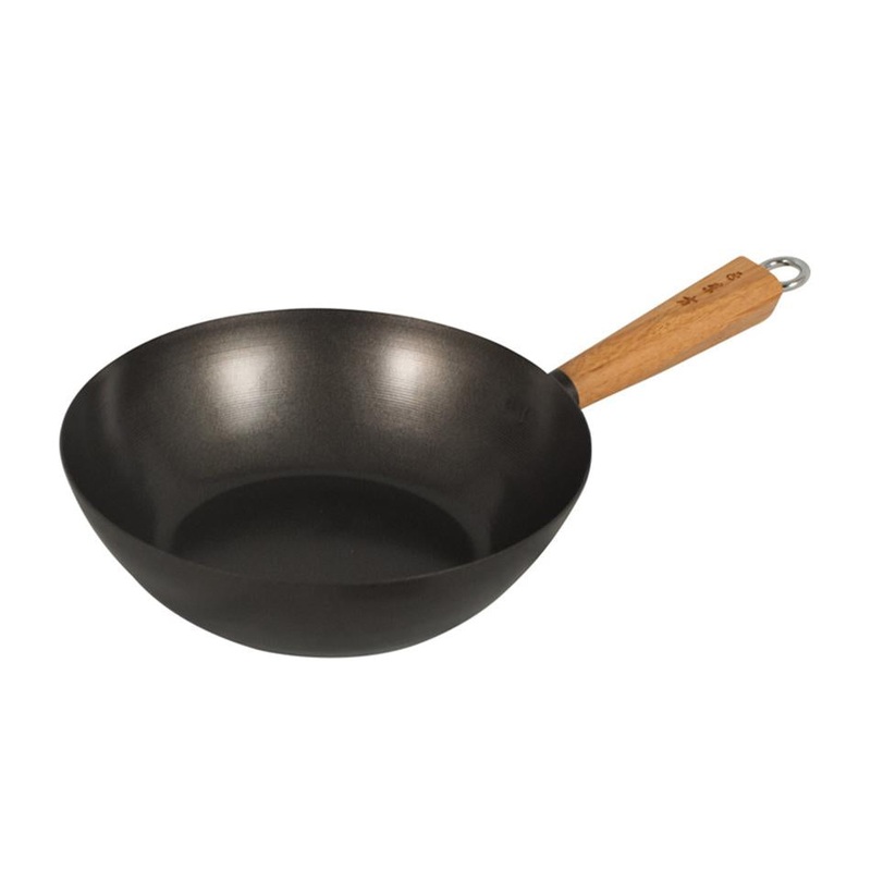 Avanti Non-Stick Wok - 27Cm - Carbon Steel/Bamboo Handle 40571