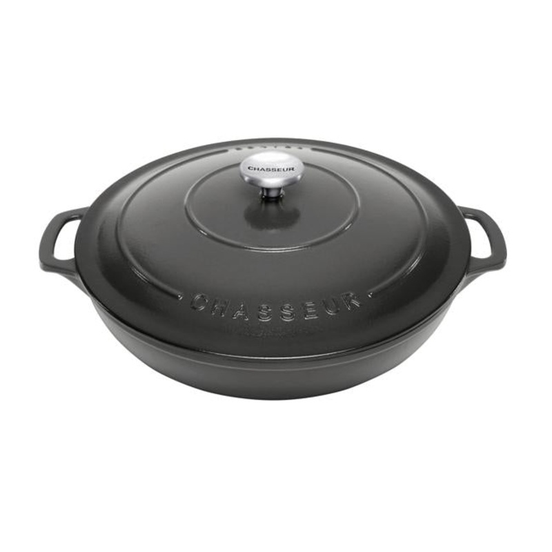 Chasseur Rnd Casserole 30cm/2.5L Caviar
