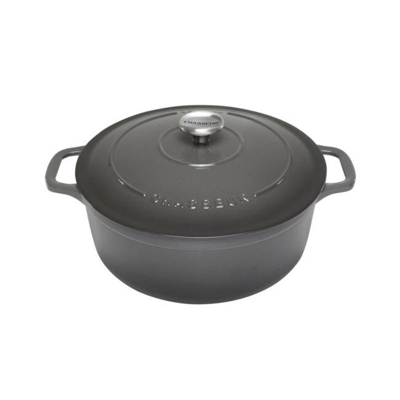 Chasseur Rnd F/Oven 24cm/4lt Caviar