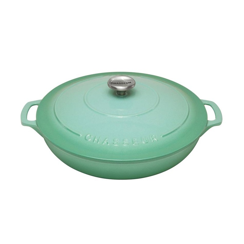 Chasseur Low Round Casserole 30Cm/2.5L Peppermint 19943