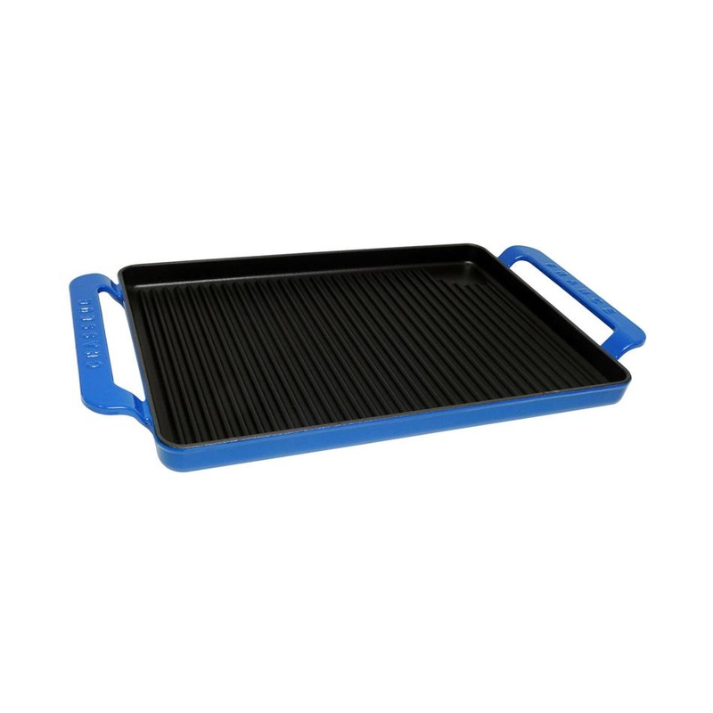 Chasseur Rectangular Grill 42 X 24Cm Sky Blue 19359