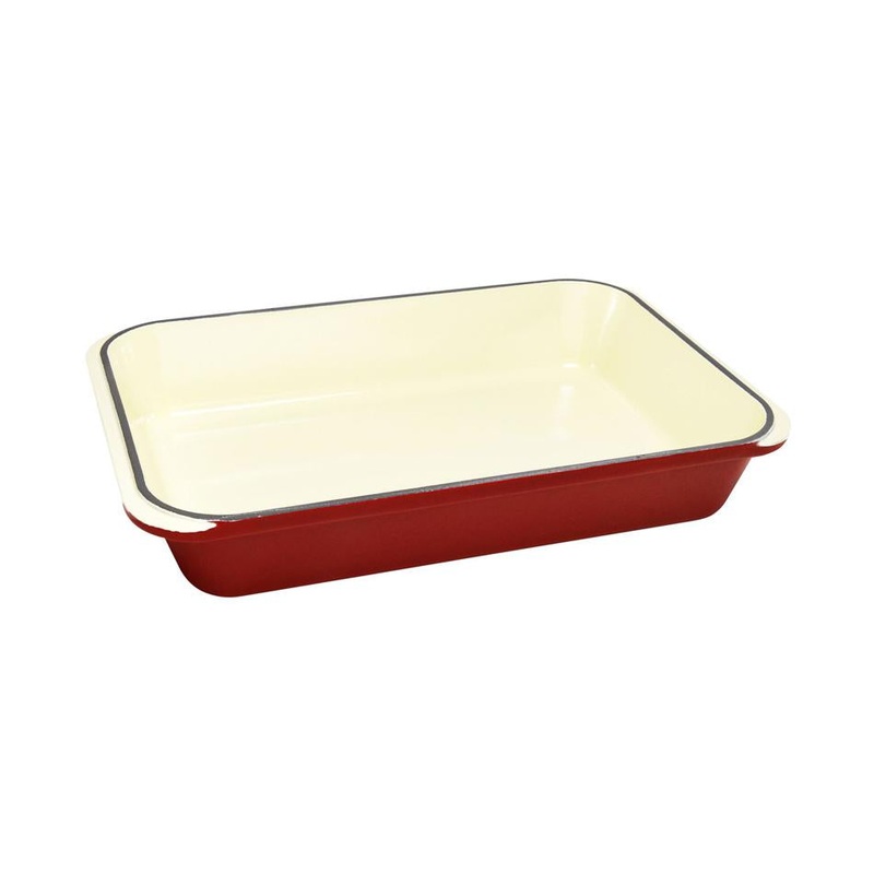 Chasseur Rectangular Roasting Pan 40 X 26Cm Federation Red 19674