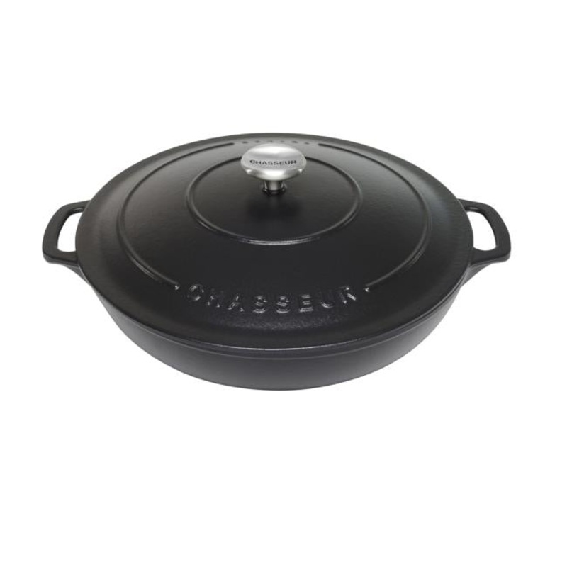 Chasseur Rnd Casserole 30cm/2.5l Blk