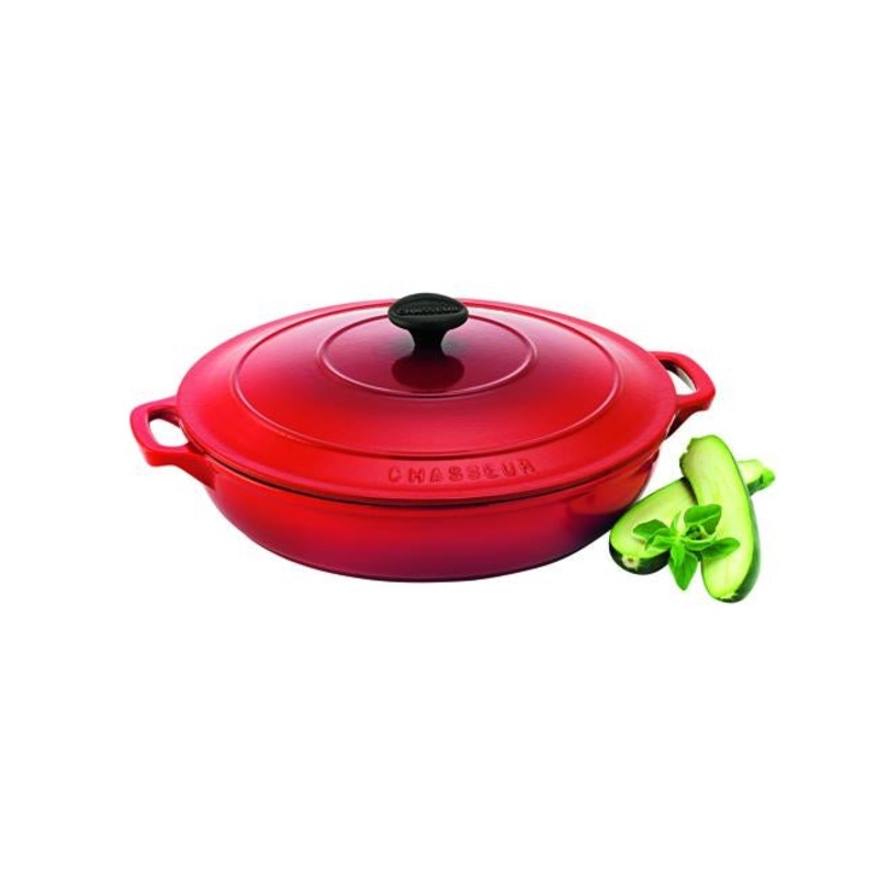 Chasseur Round Casserole (Red) - 30cm/2.5L