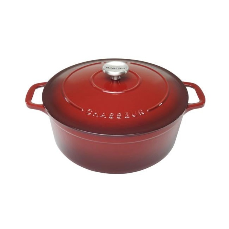 Chasseur Round F/Oven 24cm/4L Bordeaux
