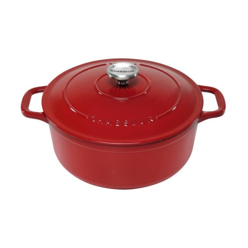 Chasseur Round French Oven (Federation Red) - 28cm/6.1L