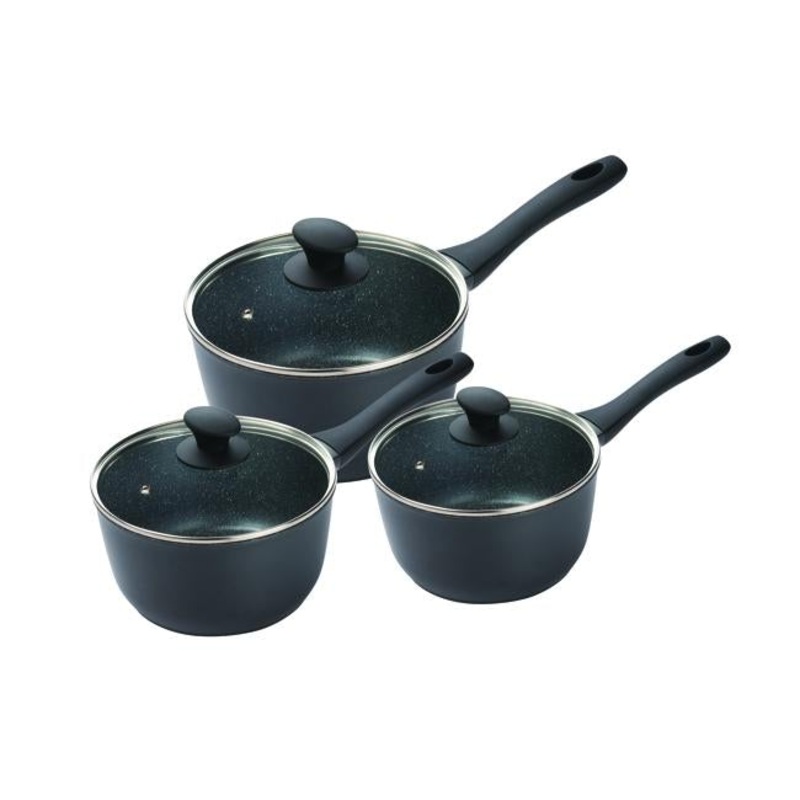 Pyrolux Pyrostone 3pc Sauce Pan Set - 16,18 & 20cm