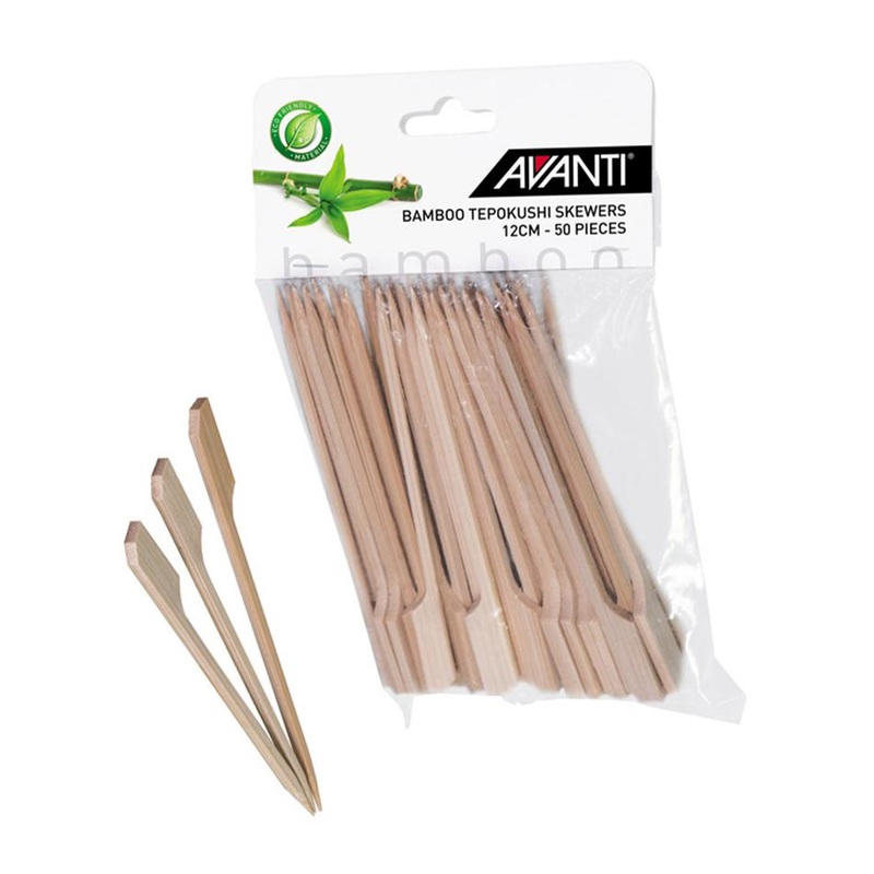 Avanti Bamboo Tepokushi Skewers 12Cm 50Piece Pack 16693