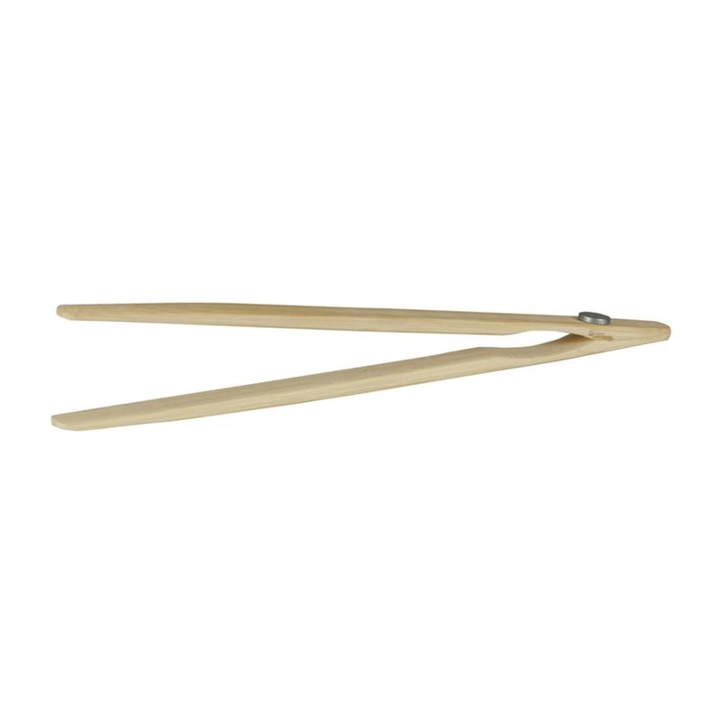 Avanti Bamboo Toast Tongs With Magnet 12754