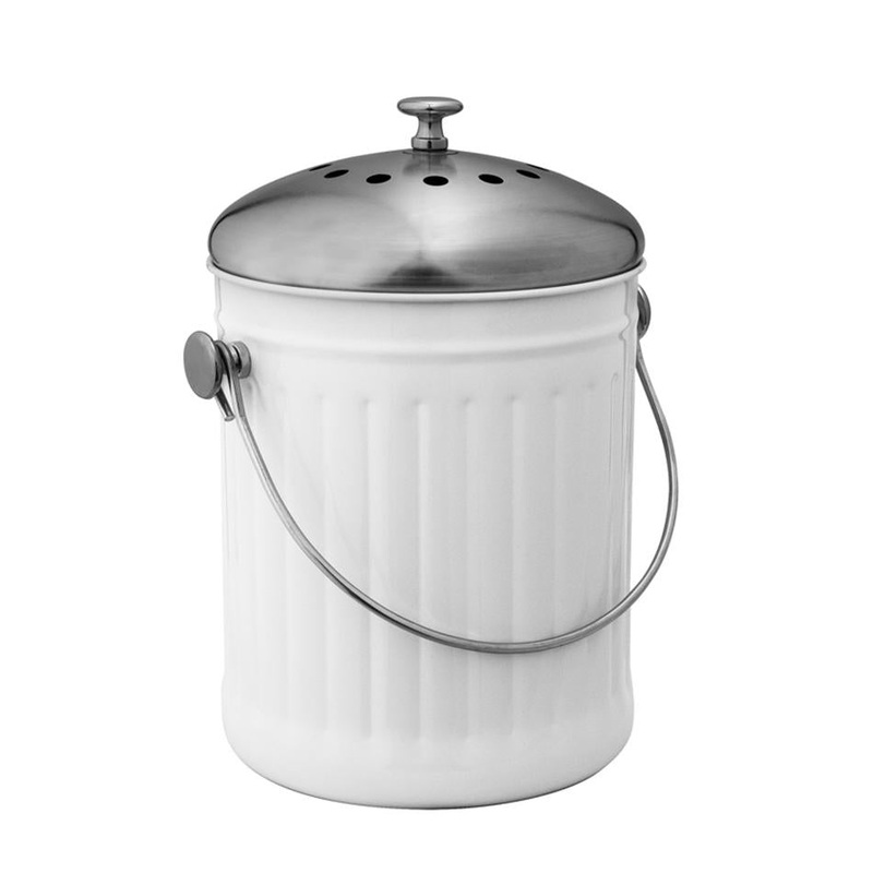 Avanti Compost Bin - 18X27Cm/5L - White 41613