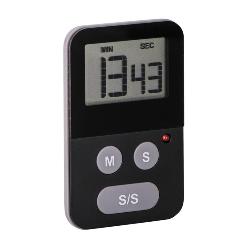Avanti Digital Kichen Timer With Light - Black 12943