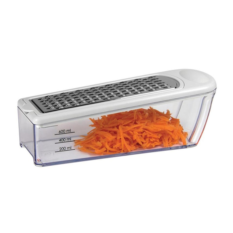 Avanti Multi Functional Box Grater With 4 Blades - White 12879