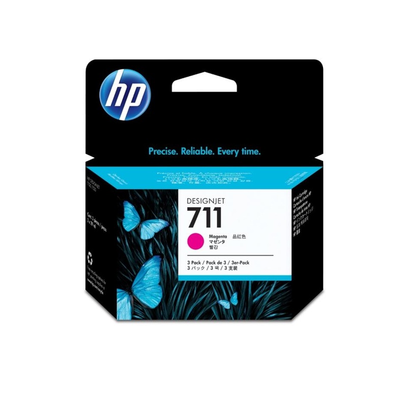 HP #711 29ml Magenta 3pk CZ135A