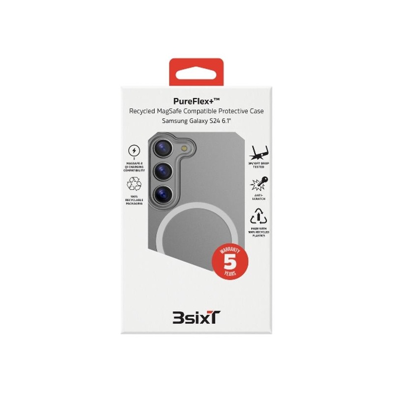 3sixT PureFlex+ Samsung GS24 (MS)(RC) Clear/Clear 3S-2688