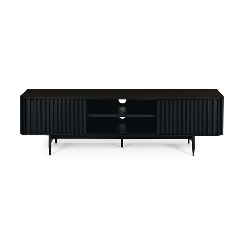 Furniture By Design Linea TV Stand (all black) PLLINTVB