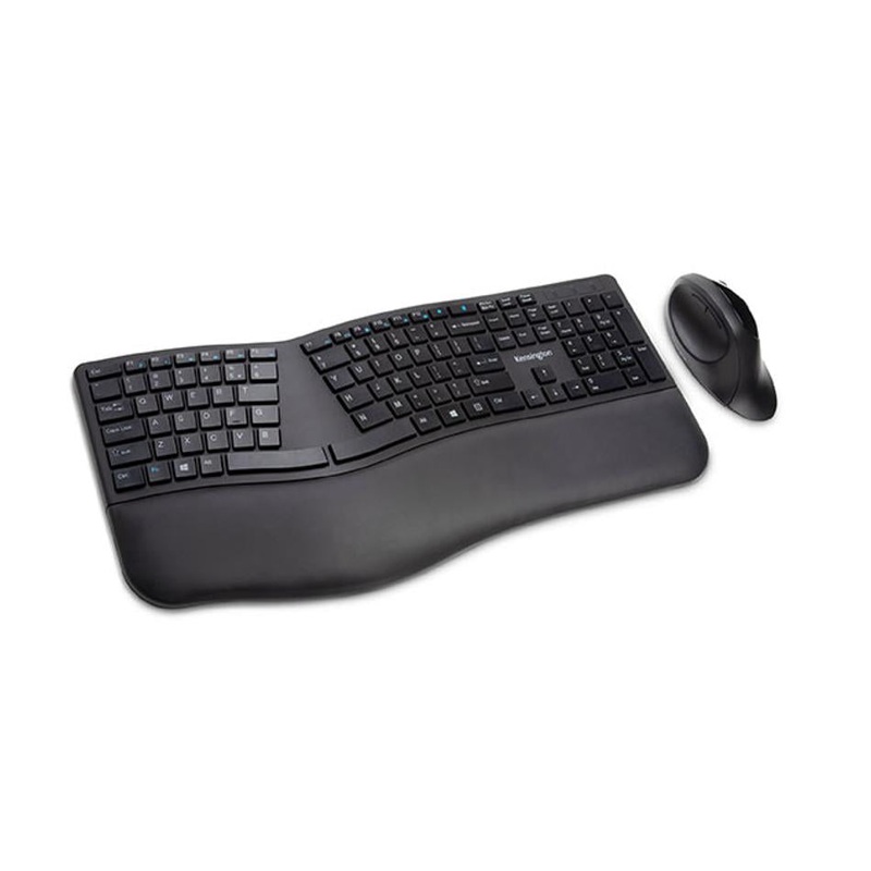 Kensington Dual Wireless Ergo Desktop Set Black K75406US
