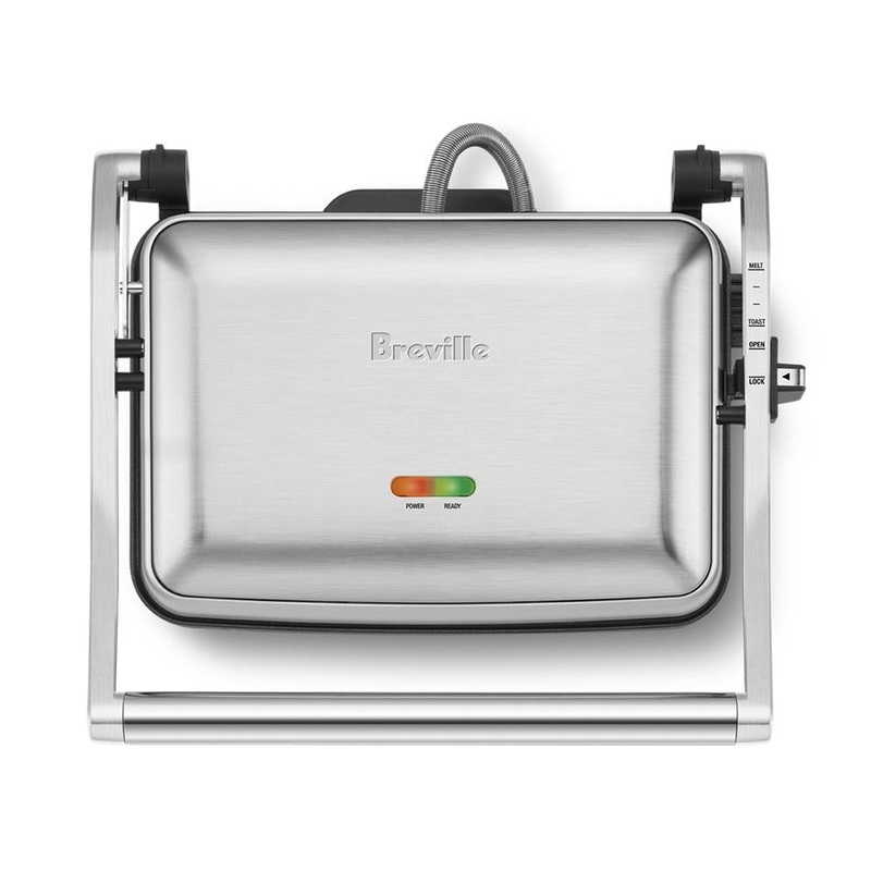 Breville the Toast & Melt 2 Slice Sandwich Press LSG525BSS