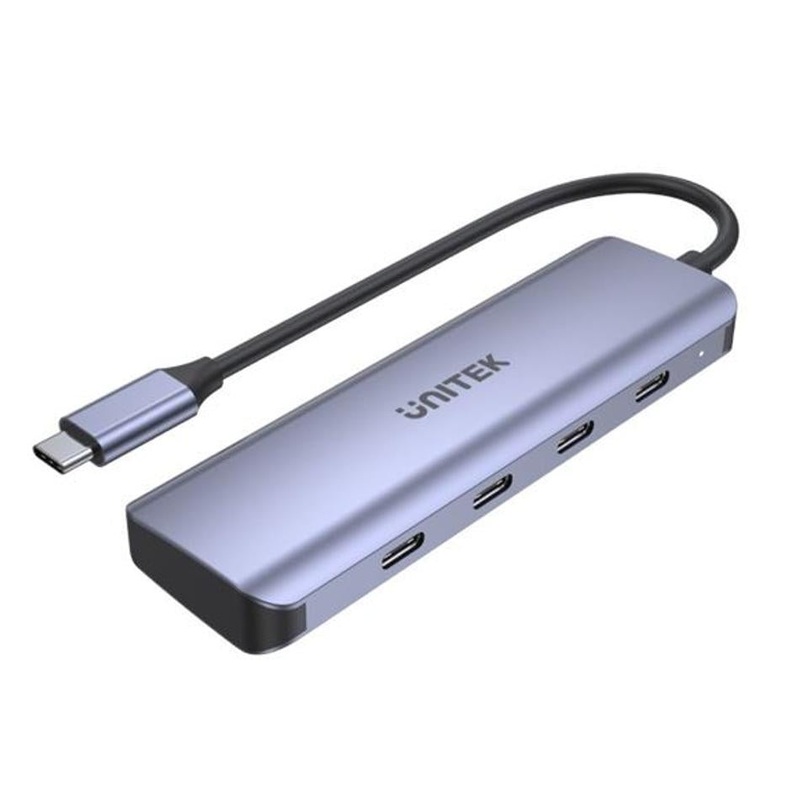 Unitek 4-In-1 Multi Port Hub With Usb-C Connector