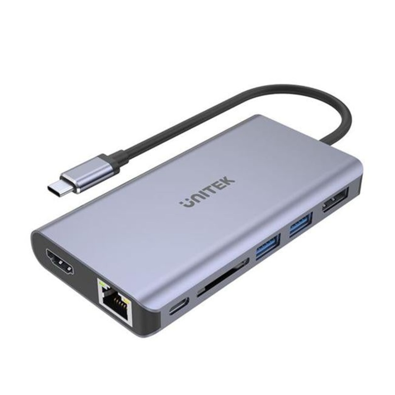 Unitek 7-In-1 Usb 3.1 Multi-Port Hub With Usb-C Connector.