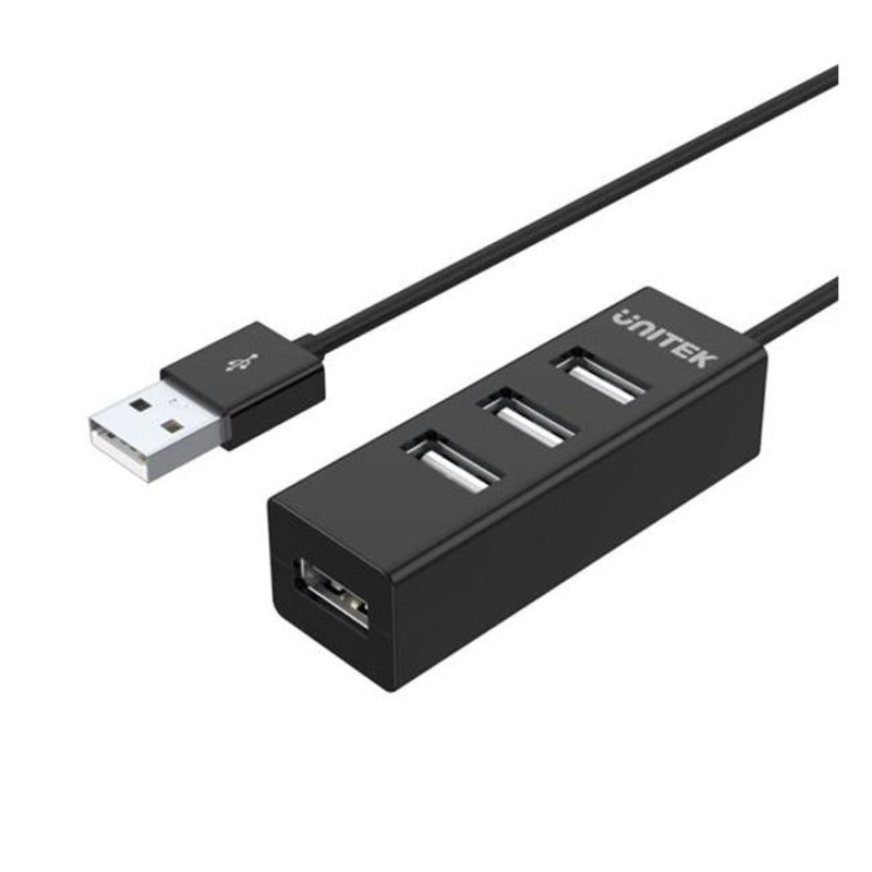 Unitek Usb-A 2.0 4-Port High Speed Hub With Data Transfer Speed Up To