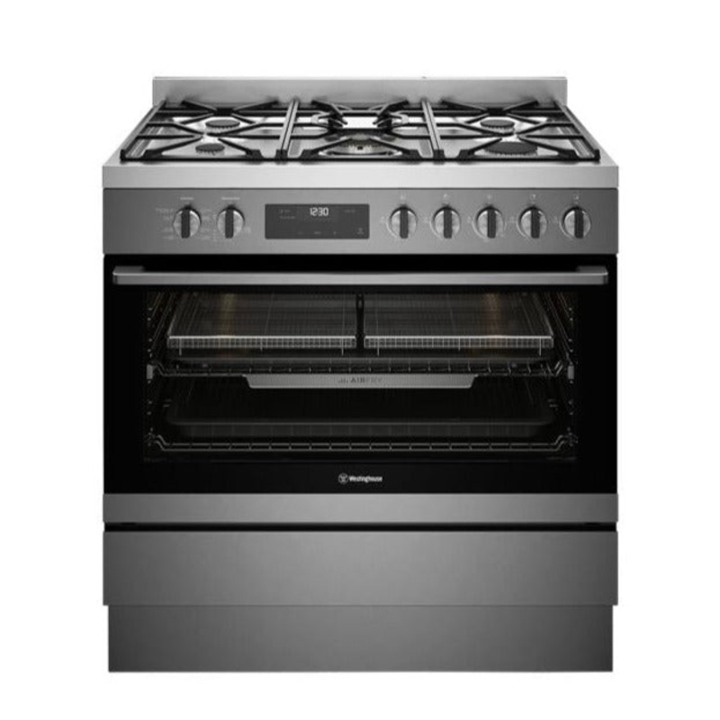 Westinghouse 90cm Dual Fuel Freestanding Oven with AirFry WFE9516DD