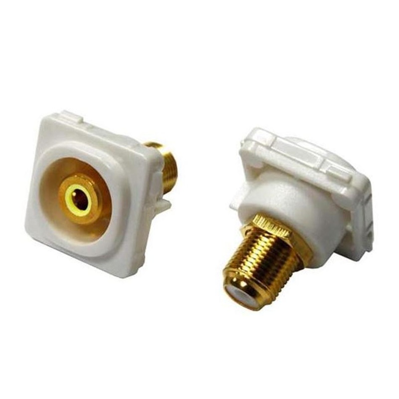 Amdex Yellow Rca To Rca Jack FP-RCA-YE
