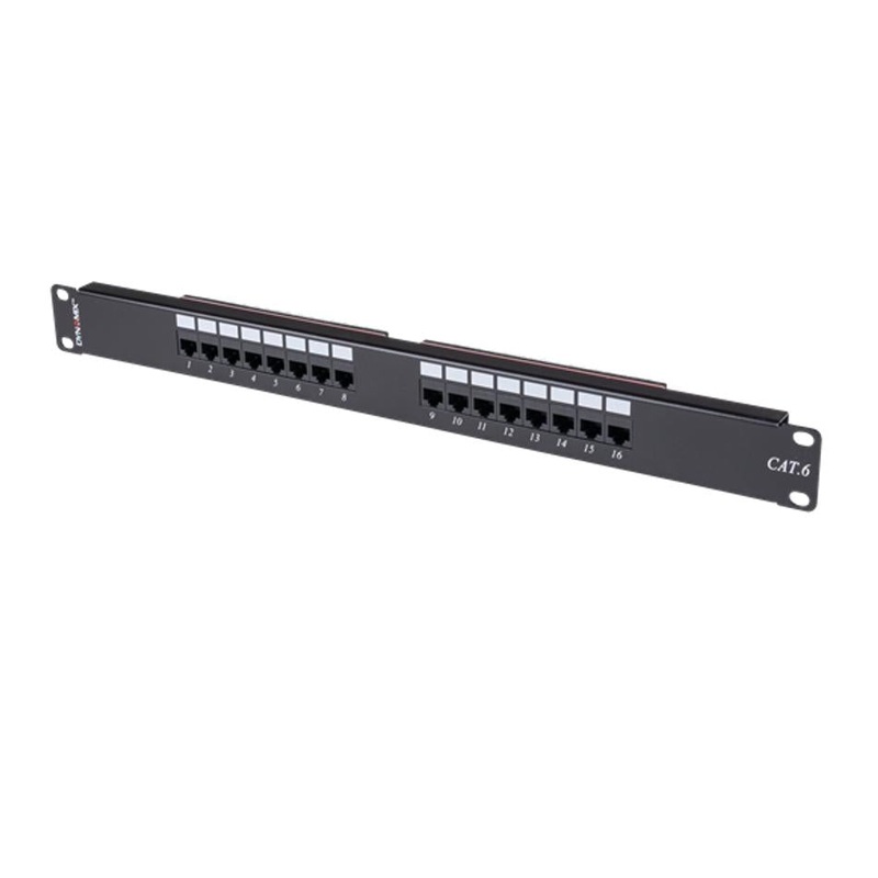 Dynamix 16 Port 19' Cat6 Utp Patch Panel PP-C6-16