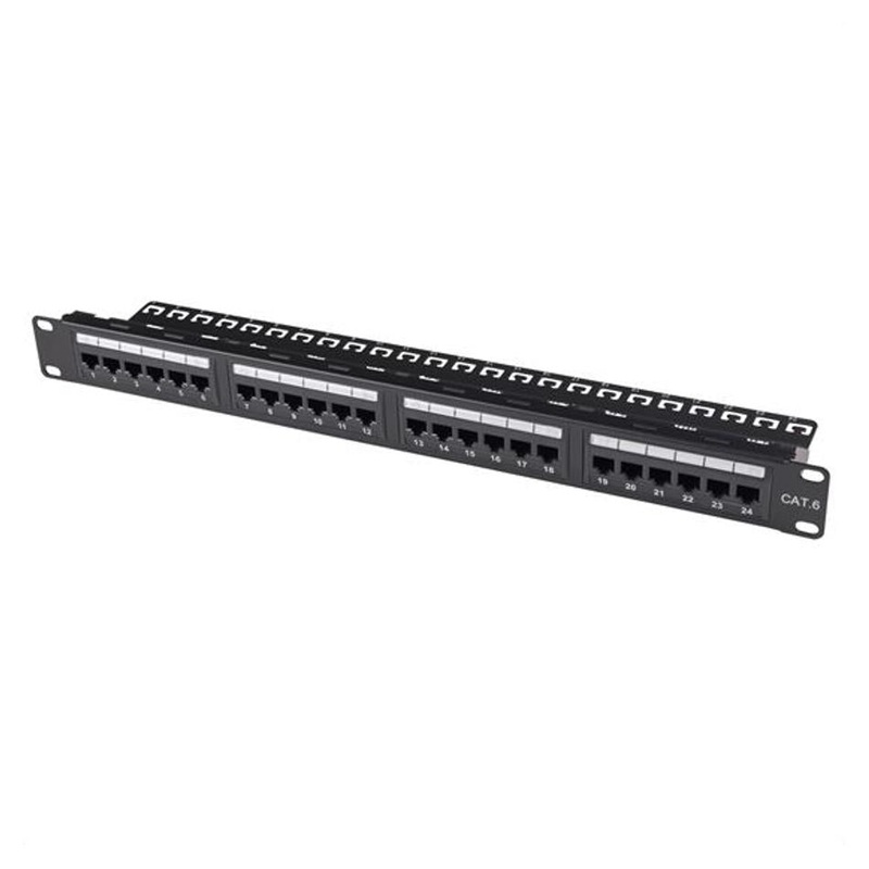 Dynamix 24 Port 19' Cat6 Utp Patch Panel PP-C6-24LCSB