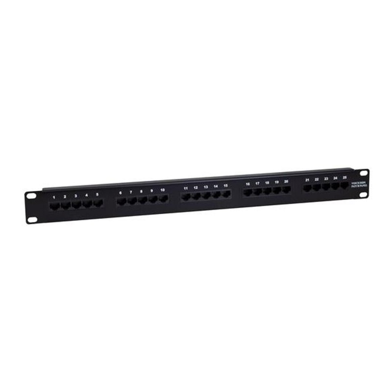 Dynamix 25 Port 19' Voice Rated Patch Panel Unshielded PP-25V2