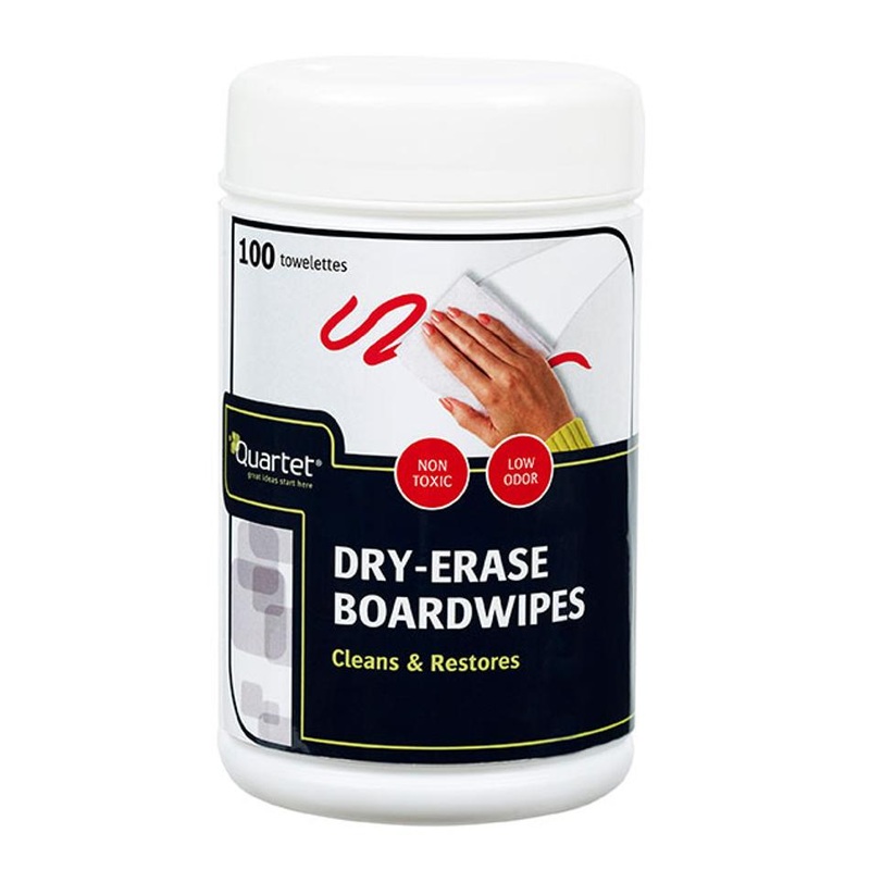 Quartet Dry-Erase Boardwipes 100Pk QTBOARDWIPE50