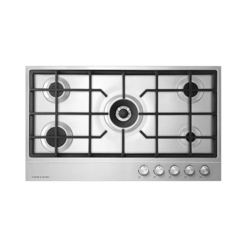Fisher & Paykel 90cm Gas on Steel Cooktop