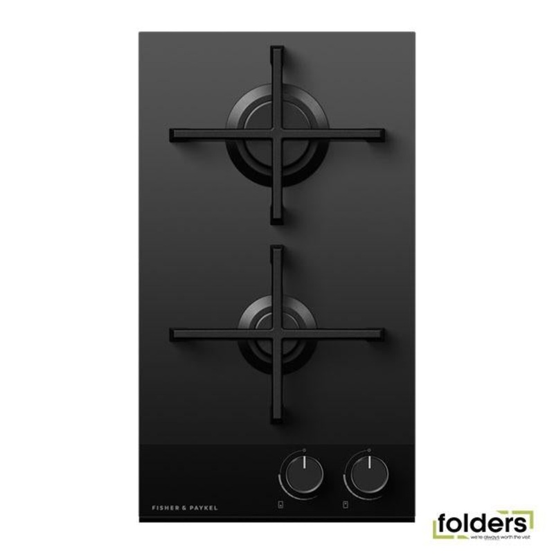 Fisher & Paykel Gas on Glass Cooktop 30cm CG302DNGGB4