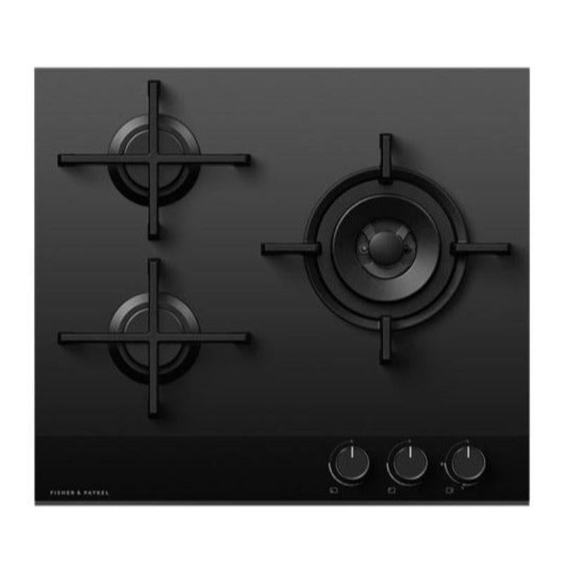 Fisher & Paykel Gas on Glass Cooktop 60cm LPG CG603DLPGB4
