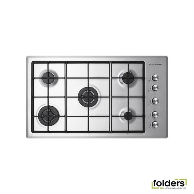 Fisher & Paykel Gas on Steel Cooktop 90cm CG905CNGX2