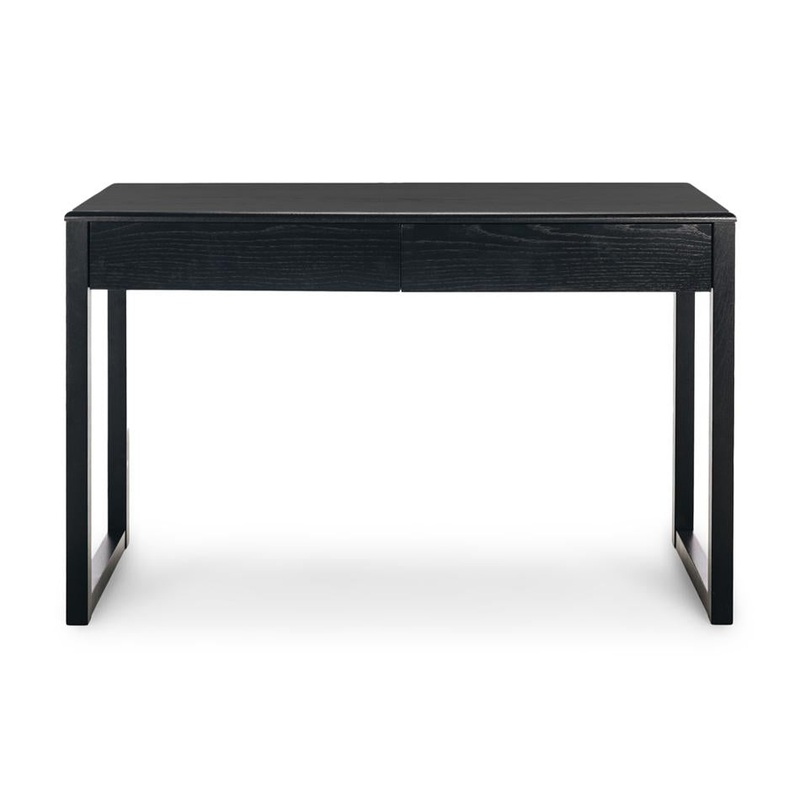 Furniture By Design Avalon Black Oak Desk (Oak Top) BRAVADBO