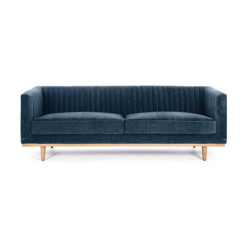 Furniture By Design Madison 3 Seater Blue Strata PLMADBS