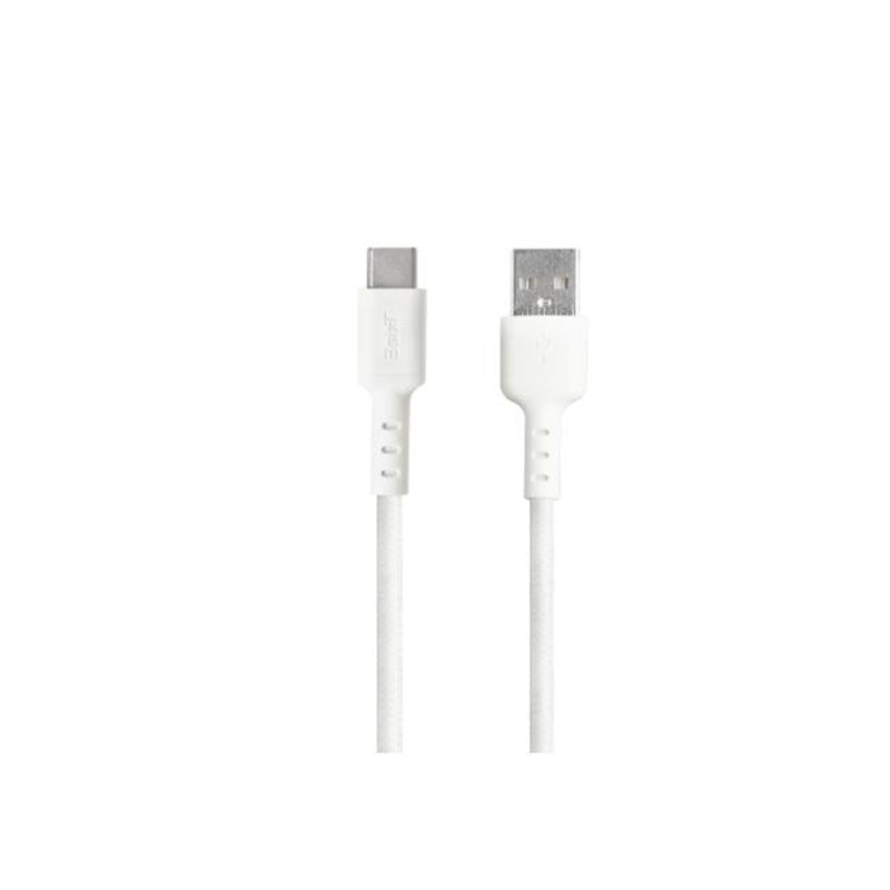 3sixT Tough USB-A to USB-C (v2.0) Cable 1.2m - White