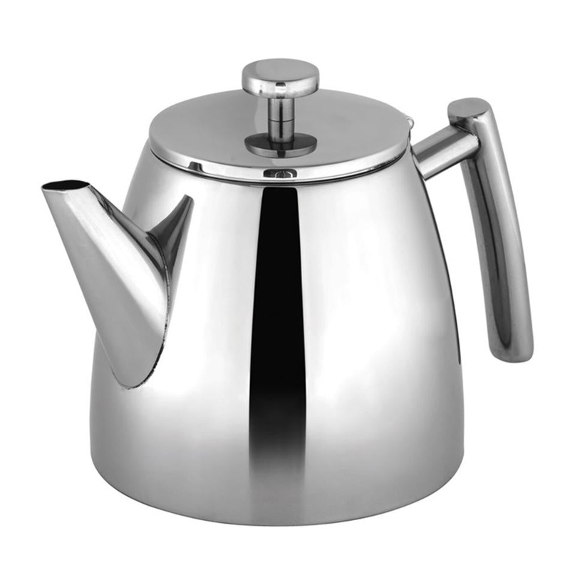 Avanti Modena Double Wall Teapot - 600Ml - Stainless Steel 15136