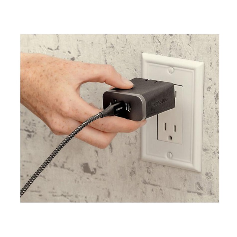 Cellnet 3 Prt Gan Wall Chg 72W | 30W Usb-C X 2 + 12W Usb-A 78-81038