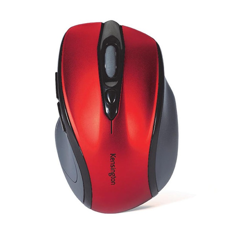 Kensington Pro Fit Wireless Mid Size Mouse Red 72422