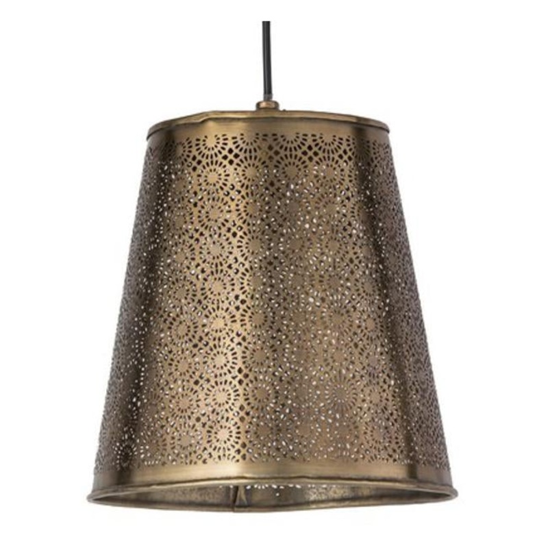 Rembrandt Antiqued Brass Pendant Light GA2046