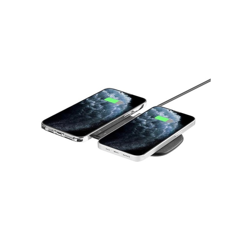3sixT 15W + 15W Dual Wireless Charger Black 3S-2317