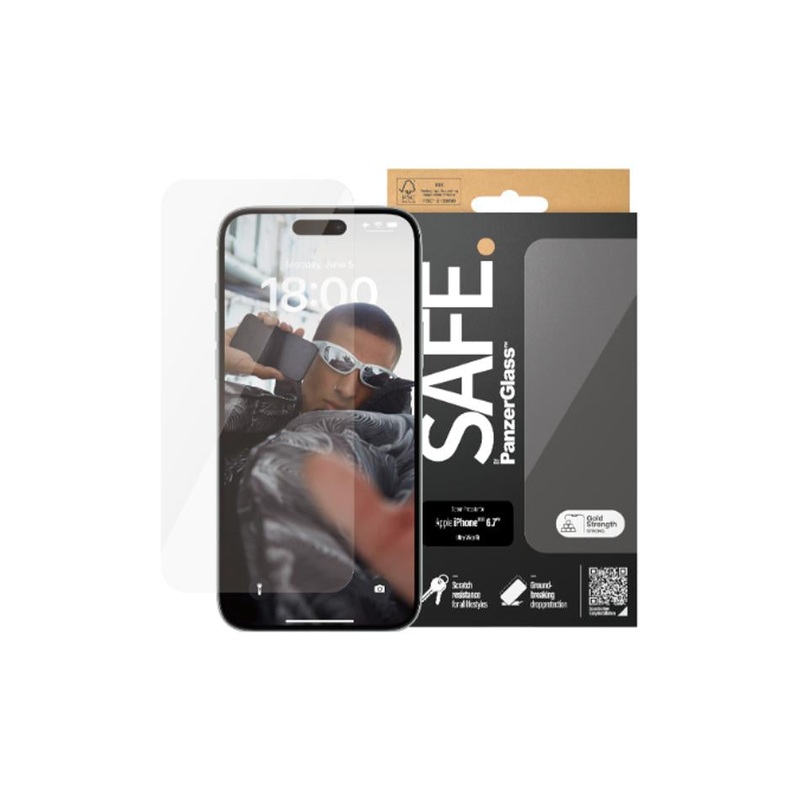 Cellnet By Panzer Ultrawide Fit Sp Iphone 15 Plus SAFE95536