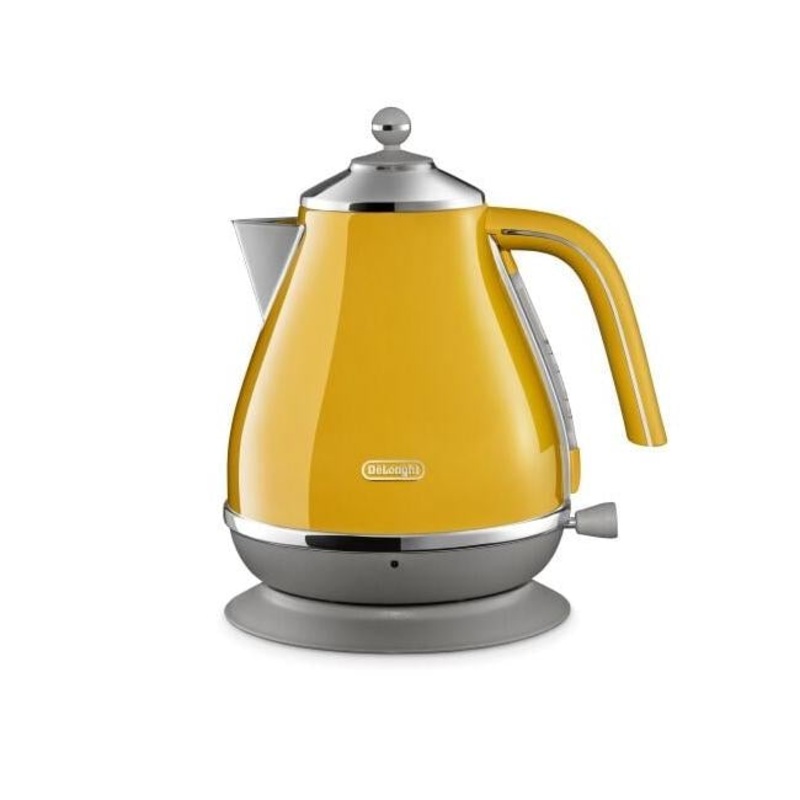 Delonghi Kettle Icona Capitals Yellow KBOC2001Y