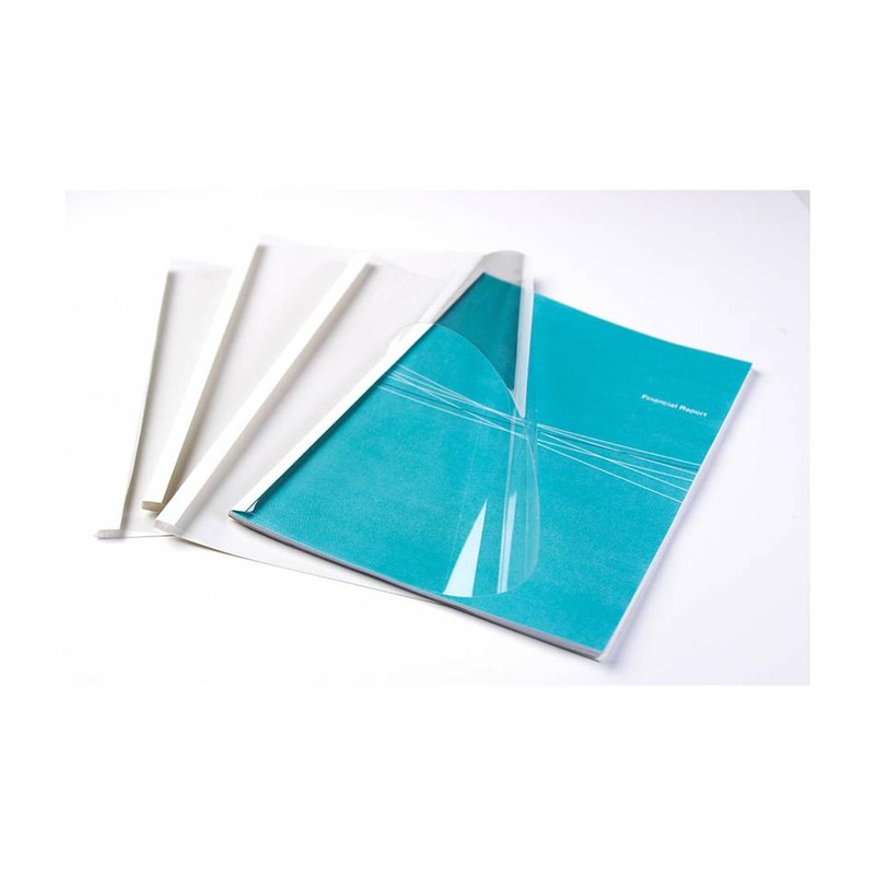 Fellowes Thermal Binding Covers A4 6mm White, Pack of 100 F53154