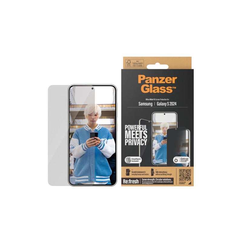 PanzerGlass UltraWide Fit PrivacySP Samsung GS24 P7350