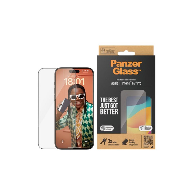 PanzerGlass Ultrawide Fit Sp Iphone 15 Pro Max 2812